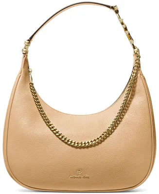 Michael Michael Kors Piper Large Leather Hobo Shoulder Bag