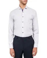 Michelsons of London Men's Regular-Fit Fine Stripe Dress Shirt