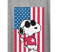 Hybrid Apparel Trendy Plus Size Peanuts Joe Cool Americana Graphic T-Shirt