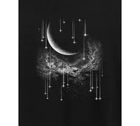 Hybrid Apparel Falling Stars Plus Graphic T-Shirt