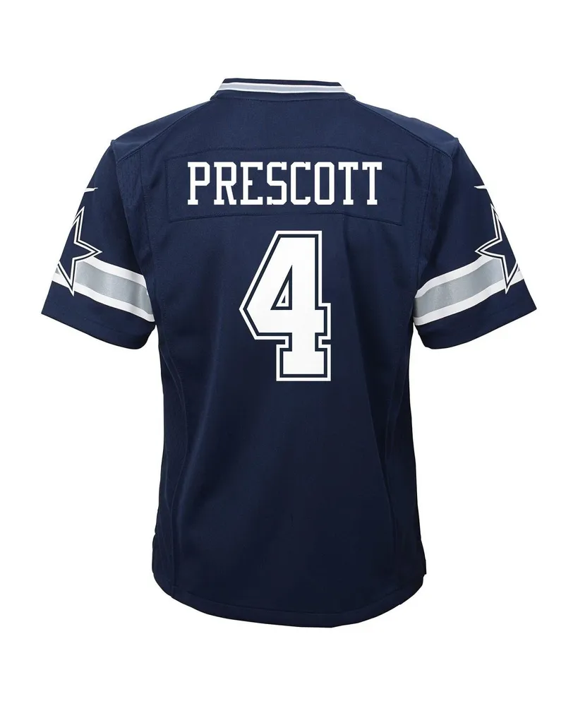 Toddler Boys and Girls Nike Dak Prescott Navy Dallas Cowboys Team Game Jersey