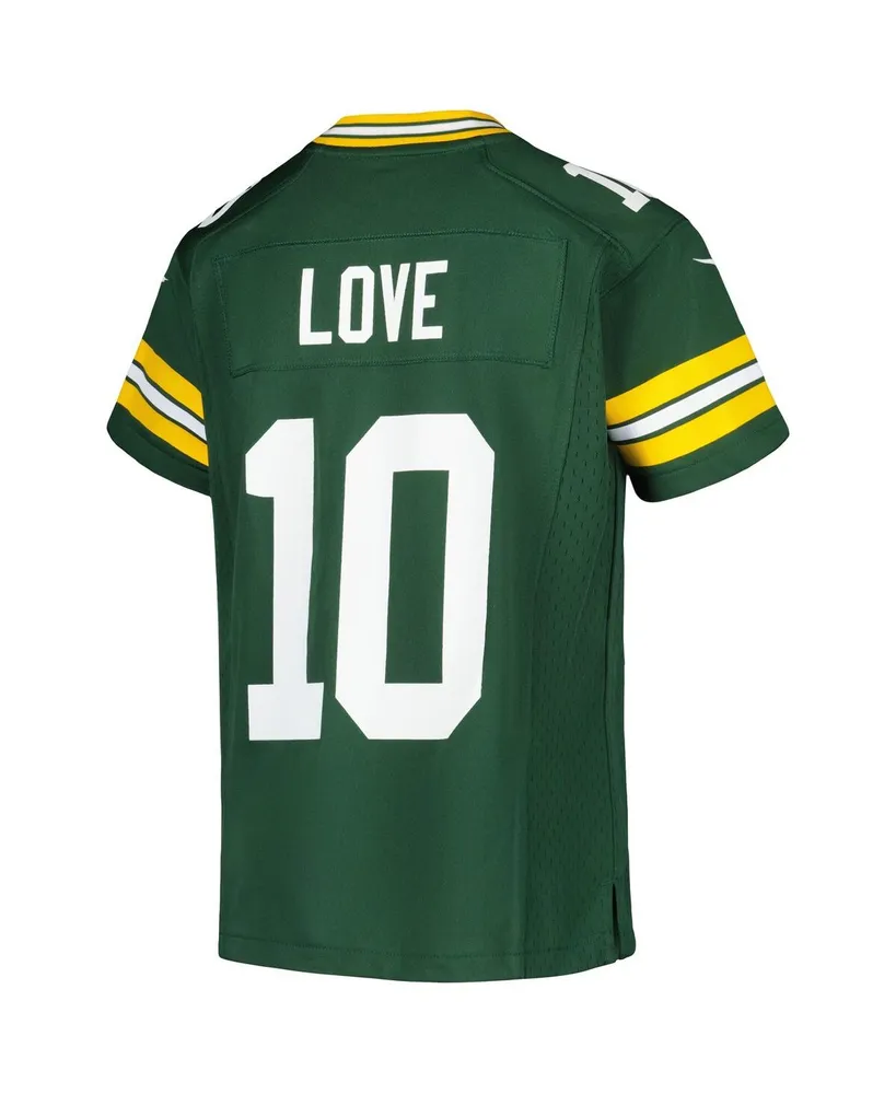 Big Boys Nike Jordan Love Green Bay Packers Game Jersey