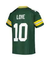 Big Boys Nike Jordan Love Green Green Bay Packers Game Jersey