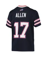 Big Boys Nike Josh Allen Navy Buffalo Bills Inverted Team Game Jersey