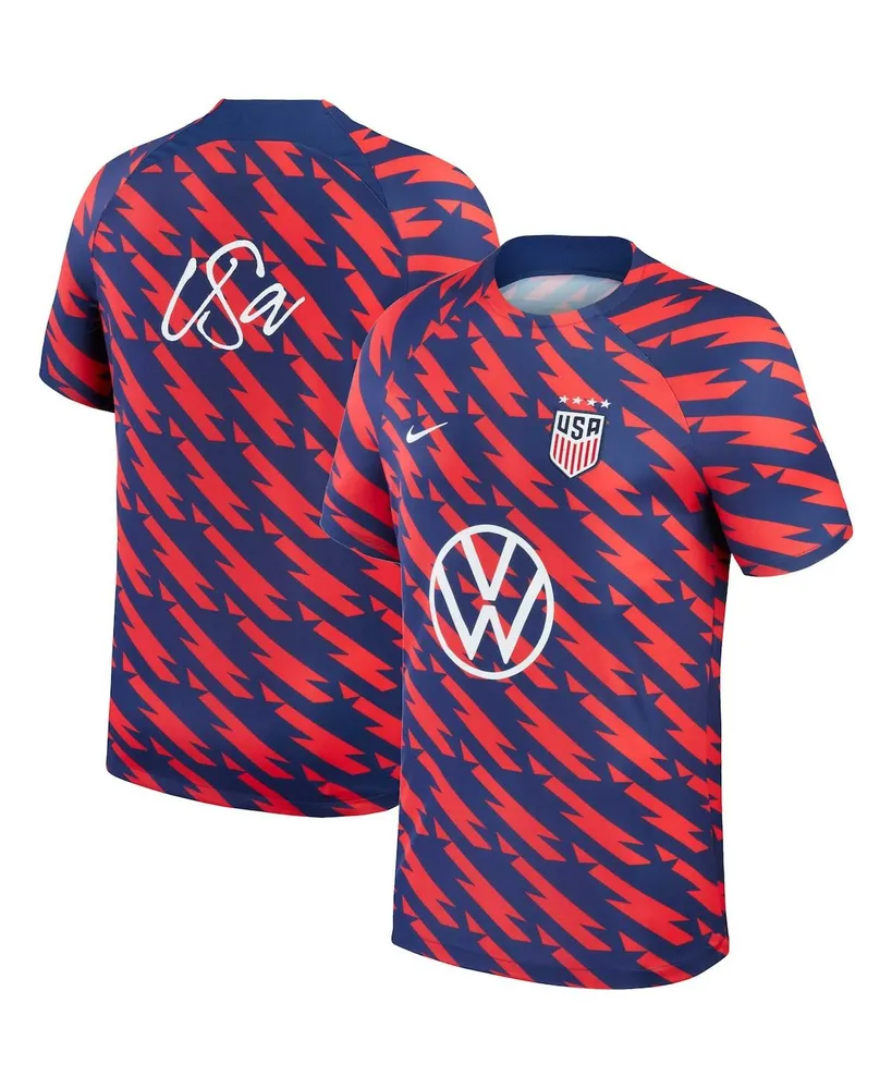 Men's Nike Navy Uswnt 2023 Academy Pro Pre-Match Jersey