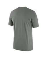 Men's Nike Heather Gray Utah Jazz 2023/24 Sideline Legend Performance Practice T-shirt