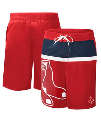 Men's G-iii Sports by Carl Banks Red Boston Red Sox Sea Wind Swim Shorts