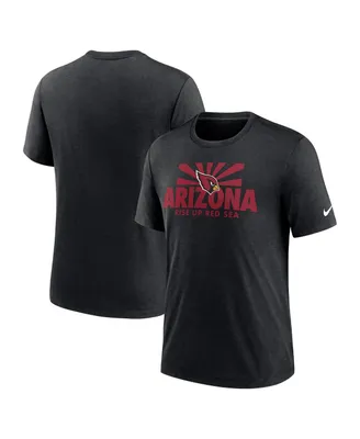 Men's Nike Heathered Black Arizona Cardinals Local Tri-Blend T-shirt