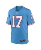 Men's Nike Ryan Tannehill Light Blue Tennessee Titans Oilers Throwback Alternate Game Player Jersey