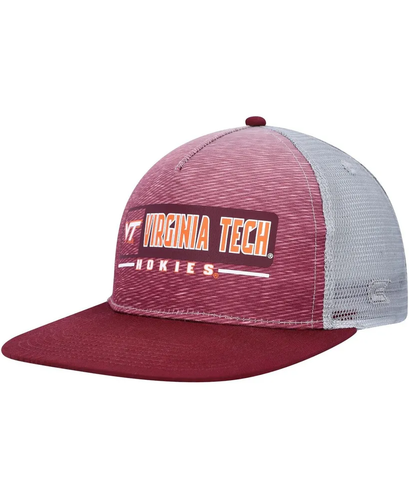 Men's Colosseum Maroon, Gray Virginia Tech Hokies Snapback Hat