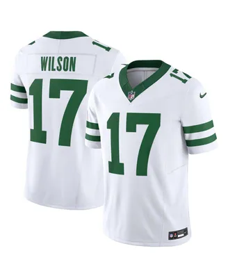 Men's Nike Garrett Wilson White New York Jets Legacy Vapor F.u.s.e. Limited Jersey