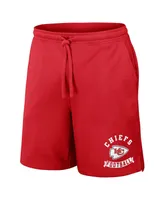 Men's Nfl x Darius Rucker Collection by Fanatics Red Kansas City Chiefs Washed Shorts