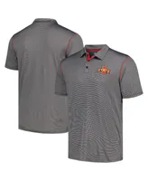 Men's Colosseum Black Iowa State Cyclones Cameron Polo Shirt