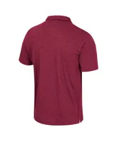 Men's Colosseum Garnet Florida State Seminoles No Problemo Polo Shirt