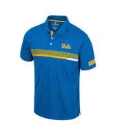 Men's Colosseum Blue Ucla Bruins No Problemo Polo Shirt