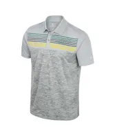 Men's Colosseum Gray Oregon Ducks Cybernetic Polo Shirt