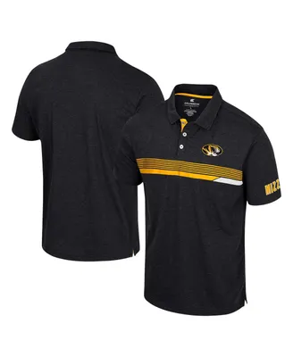 Men's Colosseum Black Missouri Tigers No Problemo Polo Shirt