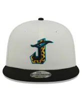 Men's New Era Cream, Black Jacksonville Jaguars City Originals 9FIFTY Snapback Hat