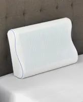 ProSleep Cooling Gel Overlay Memory Foam Contour Pillow, Jumbo