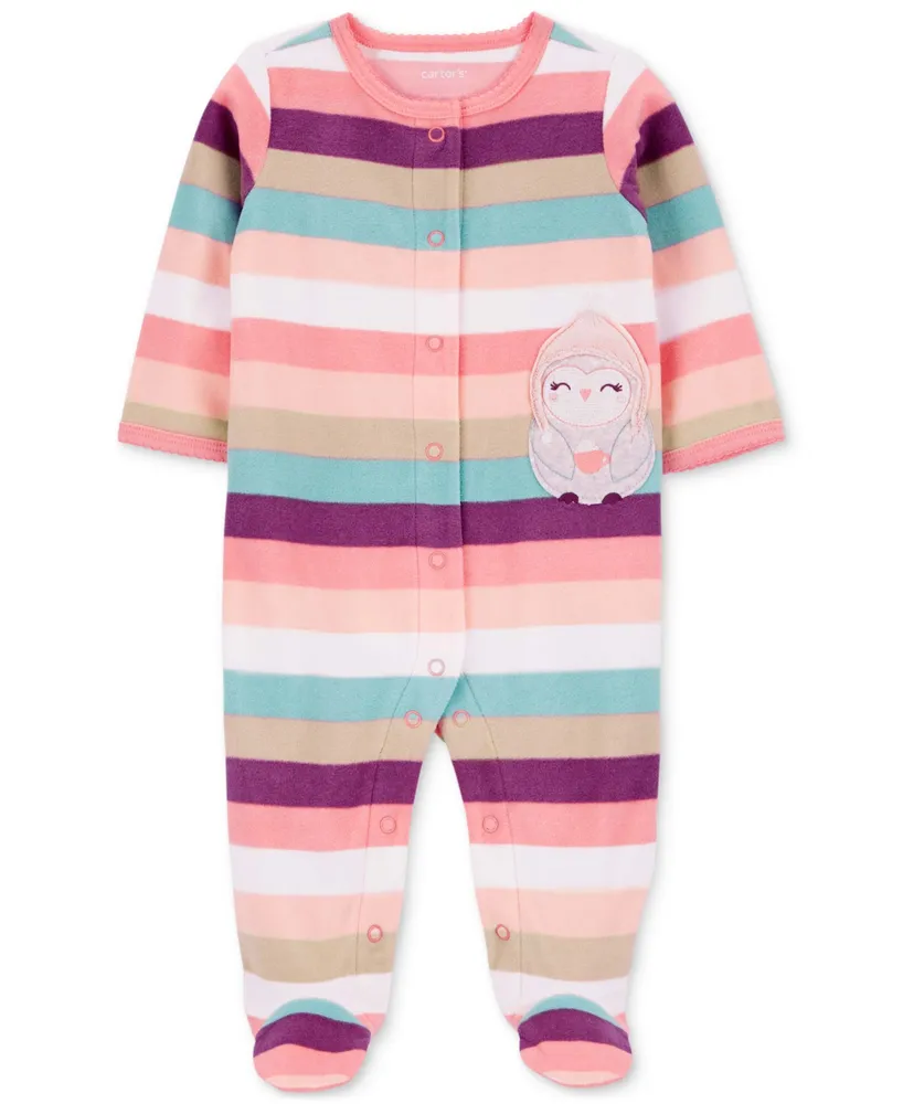 Carters Baby Fleece Pajamas, Fleece Footed Pajamas Baby