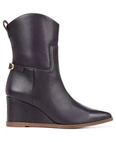 Franco Sarto Etta Pointed Toe Wedge Booties