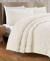 Videri Home Cozy Sherpa Comforter Sets Collection