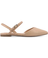 Journee Collection Women's Martine Strappy Pointed Toe Flats