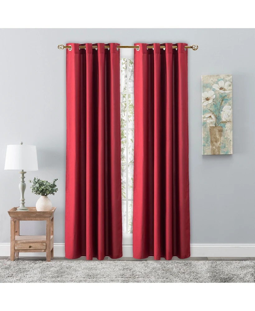 Ricardo Glasgow Grommet Curtain Panel 56"W x 84"L