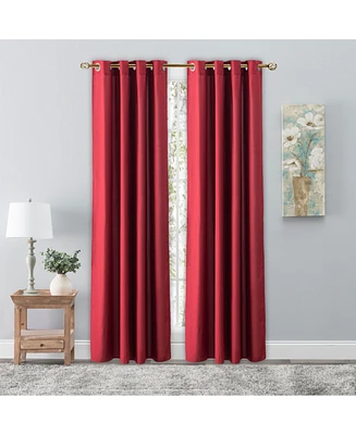 Ricardo Glasgow Grommet Curtain Panel 56"W x 84"L