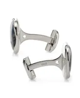 Ox & Bull Trading Co. Men's Sterling Silver Classic Formal Pietersite Cufflinks