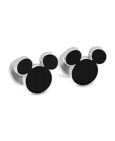 Disney Men's Mickey Mouse Silhouette Cufflinks and Stud Set, 6 Piece Set