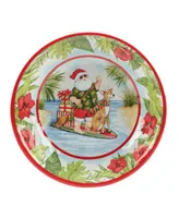 Certified International Santa's Wish 7.5" x 2" Melamine All Purpose Bowls, Set of 6