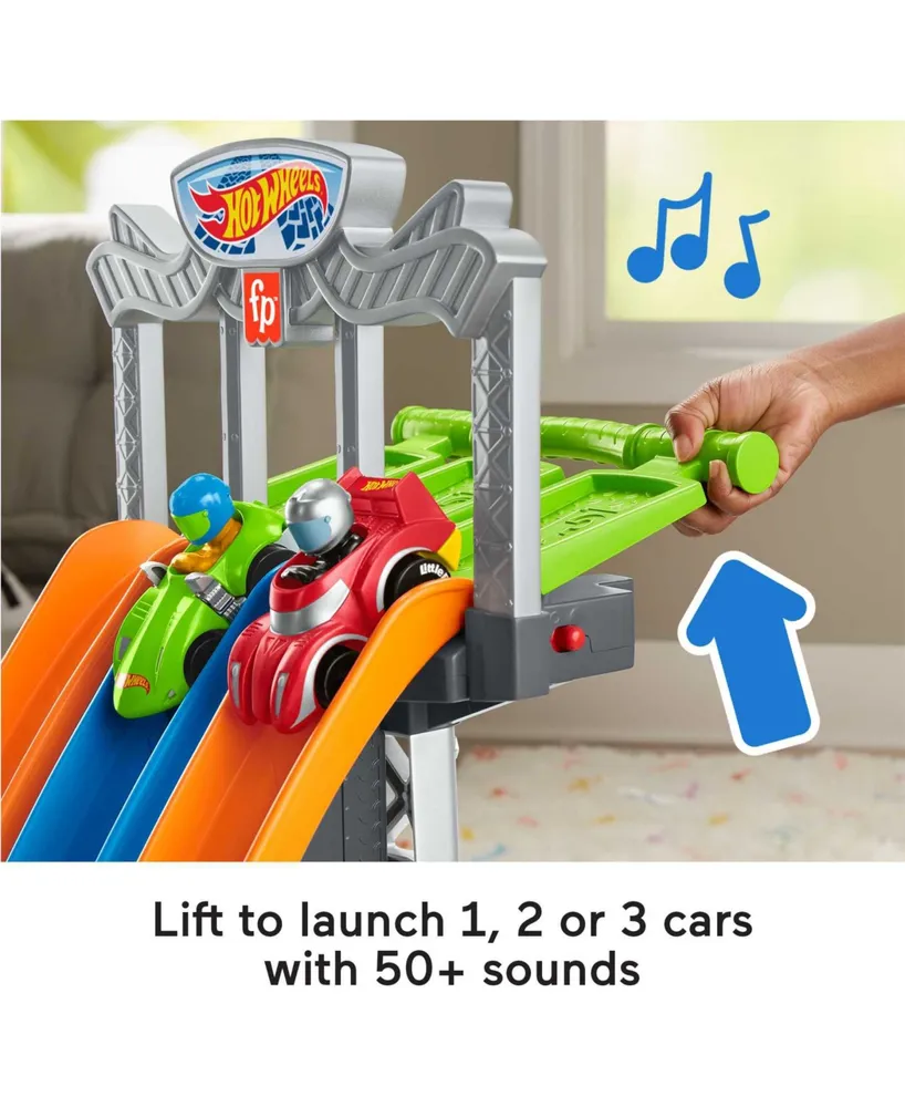 Fisher Price Hot Wheels Racing Loops Tower by Little People