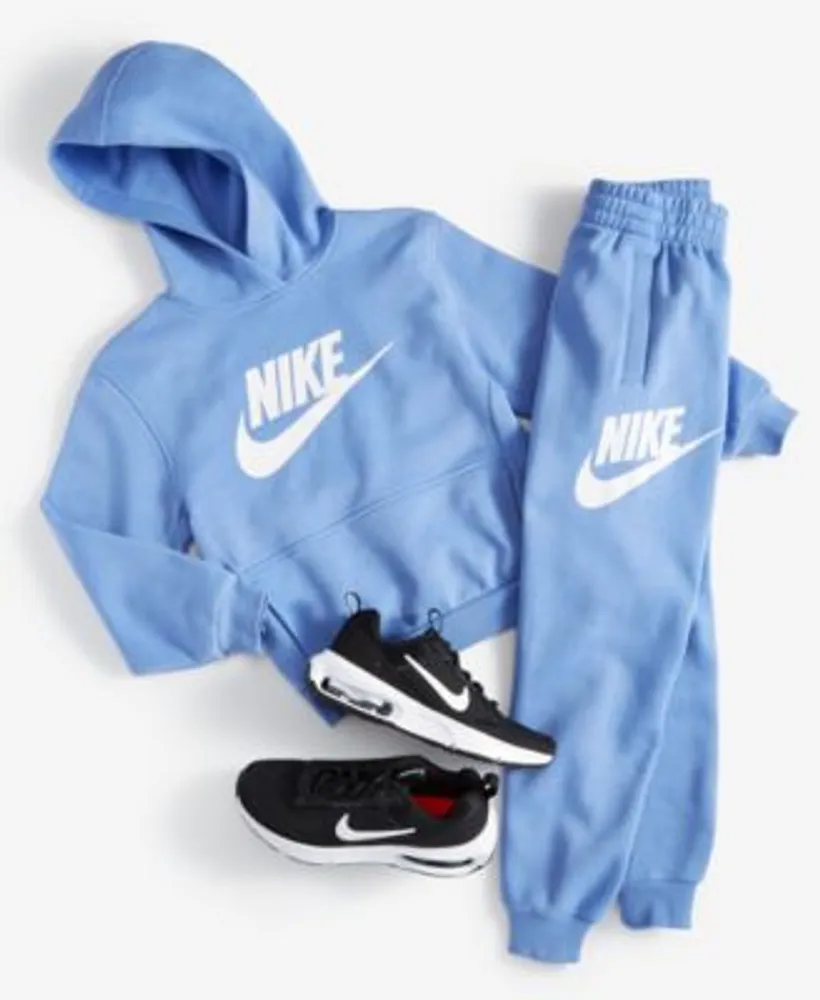 Nike Little Girls Fleece Sweatshirt and Leggings, 2 Piece Set - Macy's