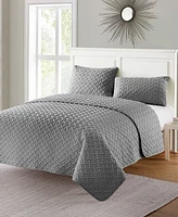 Vcny Home Nina Embossed 3-Pc.Quilt Set