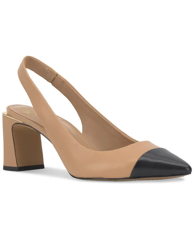 Vince Camuto Women's Hailenda Pointed-Toe Flare-Heel Pumps - Macy's