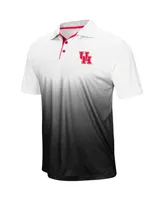 Men's Colosseum Gray Houston Cougars Magic Team Logo Polo Shirt