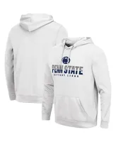 Men's Colosseum White Penn State Nittany Lions Lantern Pullover Hoodie