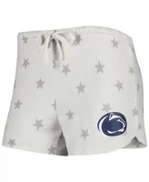 Women's Concepts Sport Cream Penn State Nittany Lions Agenda Stars Tank Top and Shorts Sleep Set