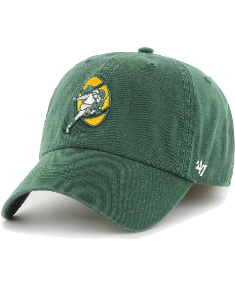 Men's '47 Navy Green Bay Packers Clean Up Legacy Adjustable Hat