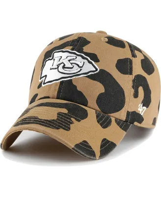 Women's '47 Brand Tan Kansas City Chiefs Rosette Clean Up Adjustable Hat