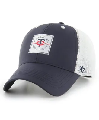 Men's '47 Brand Navy Minnesota Twins Disburse Mvp Trucker Adjustable Hat