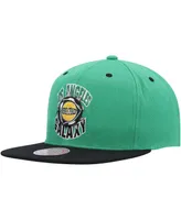 Men's Mitchell & Ness Green La Galaxy Breakthrough Snapback Hat