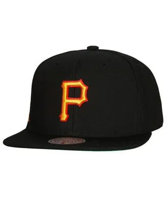 Men's Mitchell & Ness Black Pittsburgh Pirates Cooperstown Collection Evergreen Snapback Hat