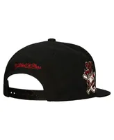 Men's Mitchell & Ness Black Atlanta Braves Cooperstown Collection True Classics Snapback Hat