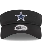 Men's New Era Black Dallas Cowboys Adjustable Visor