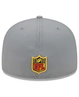 Men's New Era Gray England Patriots Color Pack 59FIFTY Fitted Hat