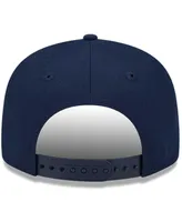 Big Boys and Girls New Era Navy Dallas Cowboys Main Script 9FIFTY Snapback Hat