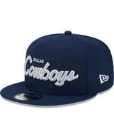 Men's New Era Navy Dallas Cowboys Main Script 9FIFTY Snapback Hat