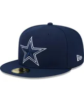 Men's New Era Navy Dallas Cowboys Main Patch 59FIFTY Fitted Hat